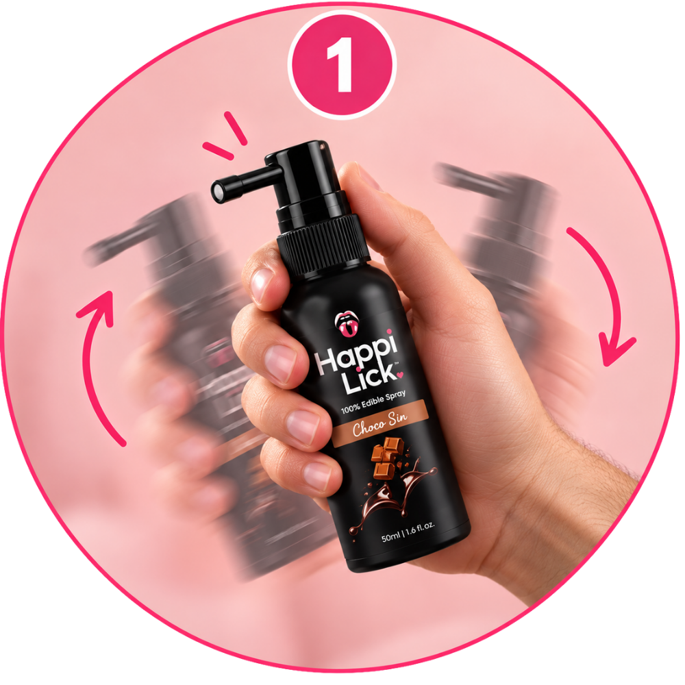 Step 1: Shake the bottle gently